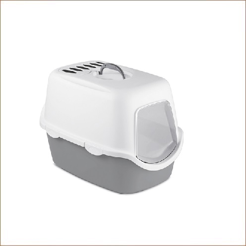 Maison De Toilette Pour Chat MP Bergamo - Design Italien Avec Filtre à Charbon Actif Jaune, Facile à Nettoyer - 2