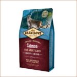 Carnilove Adulte Sans Céréales poils longs au Saumon 2 Kg