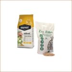 Lot de Croquettes Ownat Daily Care 1.5 kg + Litière Eco Litter 10 L