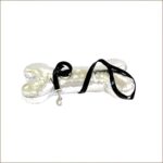 CROCI Laisse Glossy - Noir 120x20 mm
