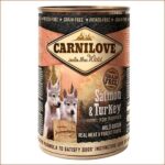 Boite Carnilove Puppy Saumon & Dinde 400g