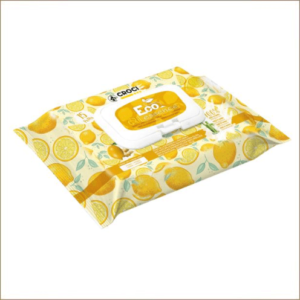 Eco Bamboo Wipes Citron Gingembre