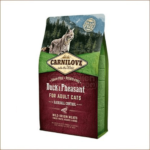 Carnilove Adulte Hairball Sans Céréales Canard & Faisan 2 Kg