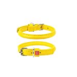 Collier Rond Glamour jaune 6 mm