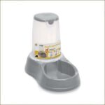 Stephanplast Distributeur de croquettes En gris 3.5 L