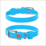 Collier Glamour  Bleu 12 mm 21-29 cm