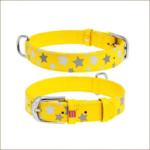 Collier Glamour Star Jaune 20 mm 30-39 cm