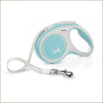 Laisse Flexi Classic Tape Bleu Clair M 5m