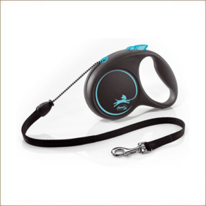 Laisse Flexi Black Design Cord Bleu - S 5m