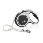 Laisse Flexi Classic Tape Noir et Blanc  S 5m