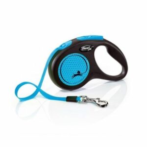 Laisse Flexi New Néon Bleu Taille M