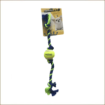 OS En Coton Avec Balle De Tennis Vert Bleu