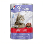 PLAISIR Emincés au Boeuf et à la Dinde en Sauce 100g