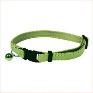 Collier Chat Glossy Vert