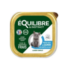 EQUILIBRE&INSTINCT Mousse Au Saumon pour chaton 85g