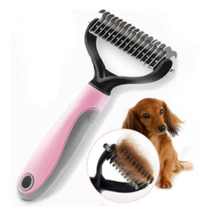 Brosse anti noeud professionnel 2 faces pour chats chiens
