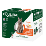 EFFILÉS POUR CHAT STÉRILISÉ ET CHAT ADULTE E&I POULET COURGES AGRUMES 12X85G