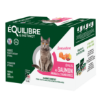 EFFILÉS POUR CHAT STÉRILISÉ ET CHAT ADULTE E&I SENSATION SAUMON ANANAS CRANBERRIES 12X85G