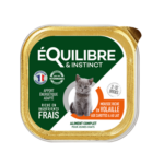 EQUILIBRE&INSTINCT MOUSSE POUR CHATON VOLAILLE-CAROTTES-LAIT 85GR