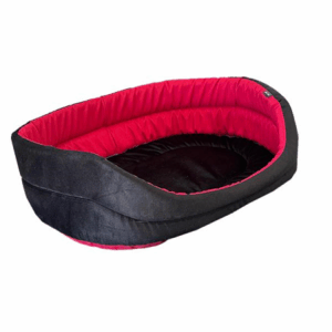 CORBEILLE OVALE T90 NOIR-ROUGE
