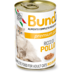 BUNDI Paté pour Chat Adulte au poulet 400G