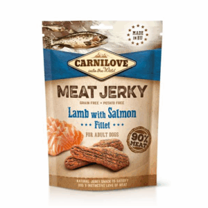 CARNILOVE JERKY LAMB & SALMON FILLET 100 G