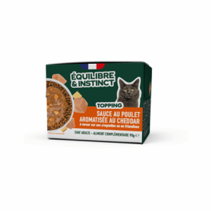 E&I TOPPING CHAT POULET-CHEDDAR 90G