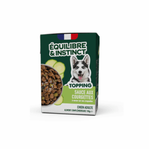 E&I TOPPING CHIEN AUX COURGETTES 190G