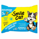 SMILE ADULT CAT FLOWPACK WITH SALMON IN JELLY 85G*5