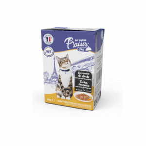 PLAISIR CHEF CHAT 190G CASSEROLE DE DINDE AVEC CAROTTES & COURGETTES