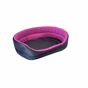 CORBEILLE OVALE T65 NOIR-VIOLET