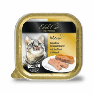 BARQUETTE EDEL CAT PATEE VOLAILLE 100GR