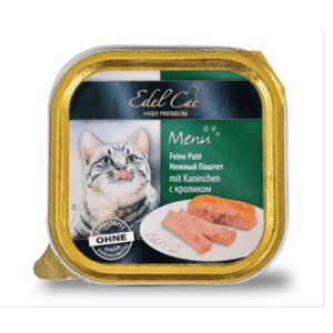 BARQUETTE EDEL CAT PATEE LAPIN 100g