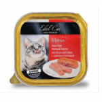 BARQUETTE EDEL CAT PATEE LIEVRE ET FOIE 100GR