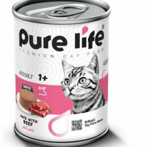 PURELIFE PÂTÉ DE BŒUF POUR CHAT ADULTE  400 GR