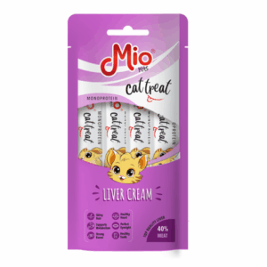 MIO TREATS - CREAM WITH LIVER - 4*15 GR
