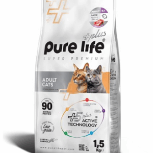 PURELIFE PLUS AGNEAU POUR CHAT ADULTE 1.5 KG