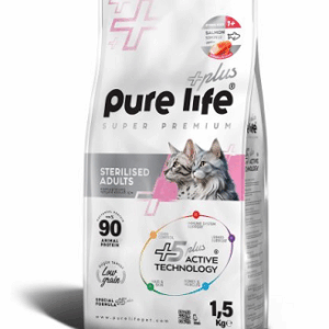 PURELIFE PLUS AU SAUMON POUR CHAT STERILIZED 1.5 KG