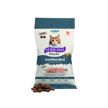 SERRANO SNACK CAT 50g HAIRBALL CHICKEN