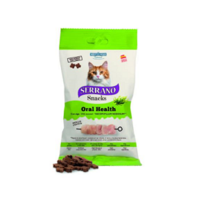 SERRANO SNACKS CAT 50g ORAL CARE CHICKEN