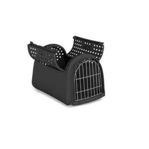 BOX DE TRANSPORT LINUS CABRIO NOIR 52,5 X 32 X 34,5