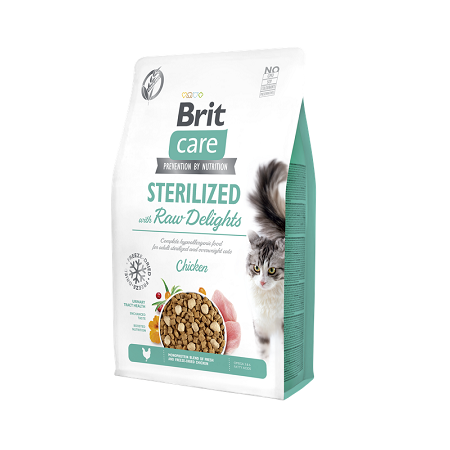Brit Care Stérilisé Urinary Raw Delight Sans Céréales 2 KG