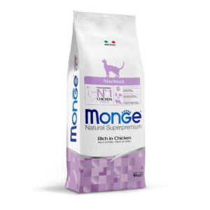 MONGE CAT STERILISED 10 KG