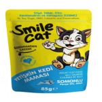 SMILE ADULT CAT FLOWPACK WITH SALMON IN JELLY 85G