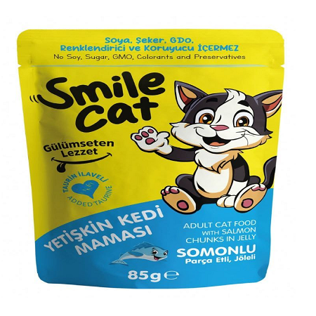 SMILE CAT SAUMON POCHON