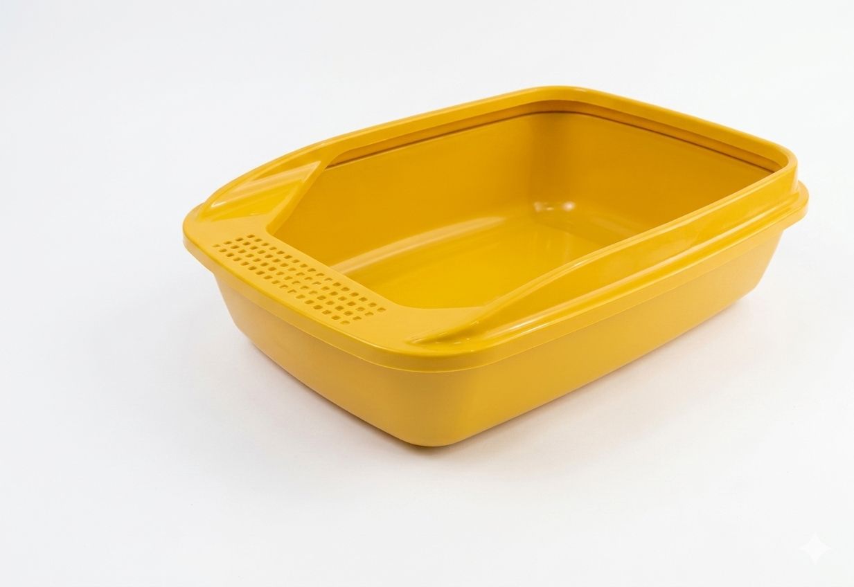 BAC A LITIERE HOBBY JAUNE TAILLE 1