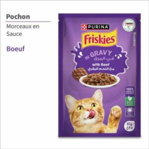 FRISKIES® CHAT SAUCE BOEUF 85 G