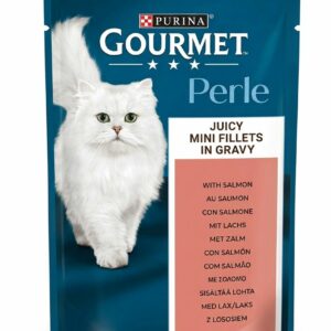 GOURMET PERLE GRAVY SAUMON 85G