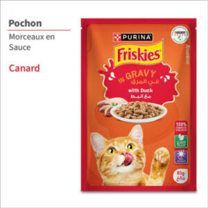 FRISKIES® CHAT SAUCE CANARD 85G