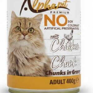 BOITE ALPHAPET ADULT CHICKEN GRAVY 400 GR